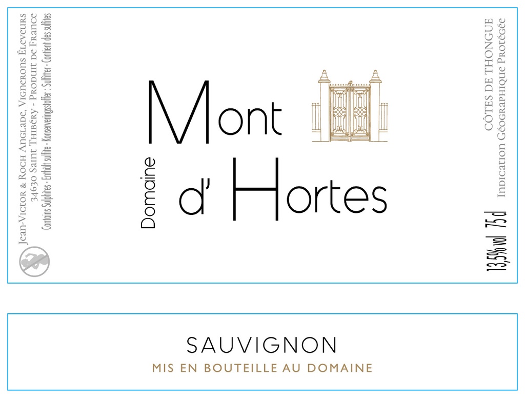 Mont d'Hortes - Thongue - Sauvignon 2022
