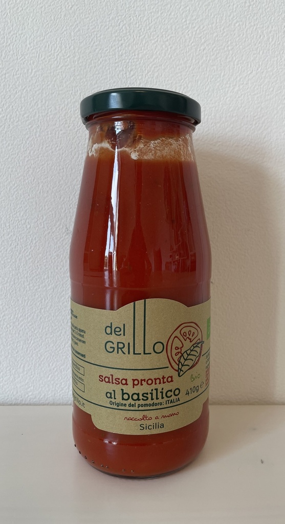 Grillo - Salsa pronta al basilico 410 g