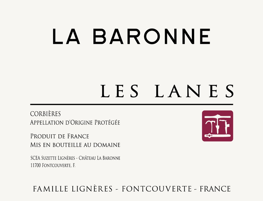 La Baronne - Corbières Les Lanes 2019