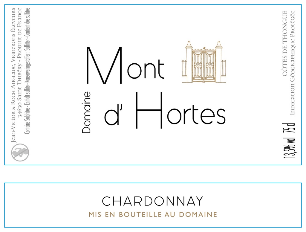 Mont d'Hortes - Thongue - Chardonnay 2022